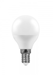 Лампа светодиодная LB-550 9W 230V Е14 2700K G45