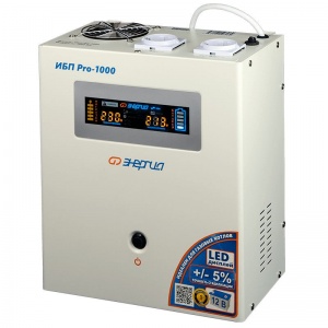 Инвертор ИБП Pro-1000 12V 1000ВА/700Вт Энергия
