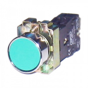 Кнопка SA8(XB2)-BH31 зелёная NO с фиксацией