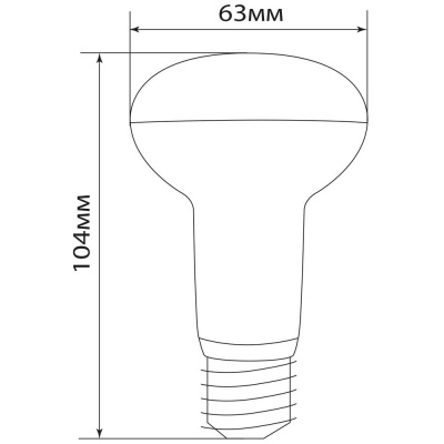 Лампа светодиодная LB-463 20LED 11W 230V Е27 6400К R63