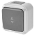 Выключатель Пралеска АКВА 1ОП А610-868(03) IP54 проходной серый
