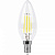 Лампа светодиодная LB-58 4LED 5W 230V Е14 2700К филамент свеча