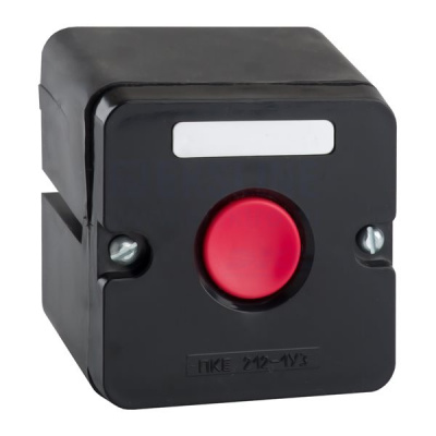 Пост кнопочный ПКЕ 212-1, IP40 красный
